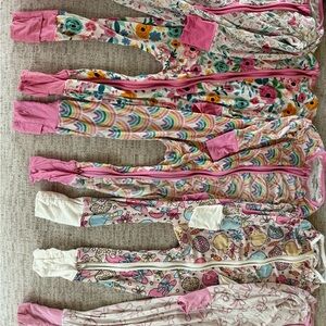 Caden Lane Floral and Rainbow Jumpsuits